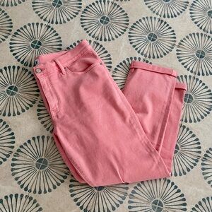 Pink Daze Cropped Jeans